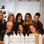 Salon staff group photo