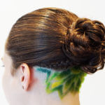 Starburst hair style design