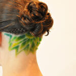 Starburst hair style design